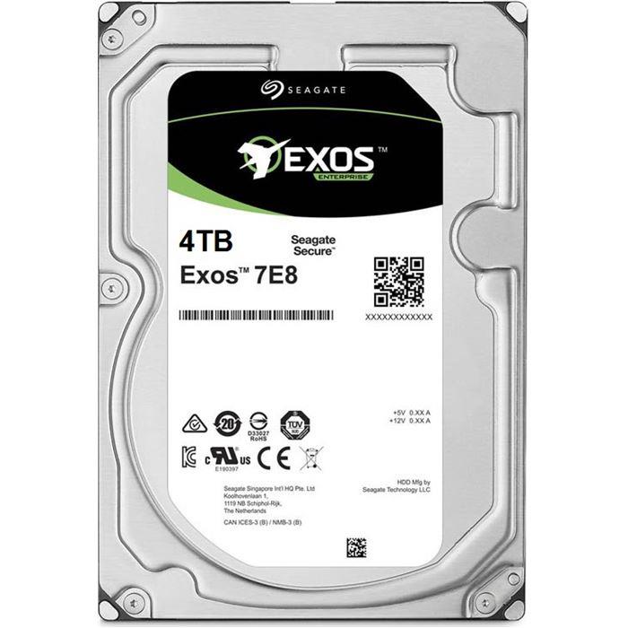 هارد اینترنال سیگیت مدل ST۴۰۰۰NM۰۰۰A Exos ۷E۸ با ظرفیت ۴ ترابایت Seagate ST4000NM000A Exos 7E8 4TB SATA3 Internal Hard Drive