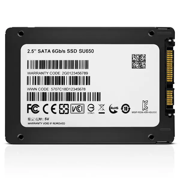 اس اس دی ای دیتا مدل SU650 ظرفیت 240 گیگابایت ADATA SU650 SSD Drive - 240GB