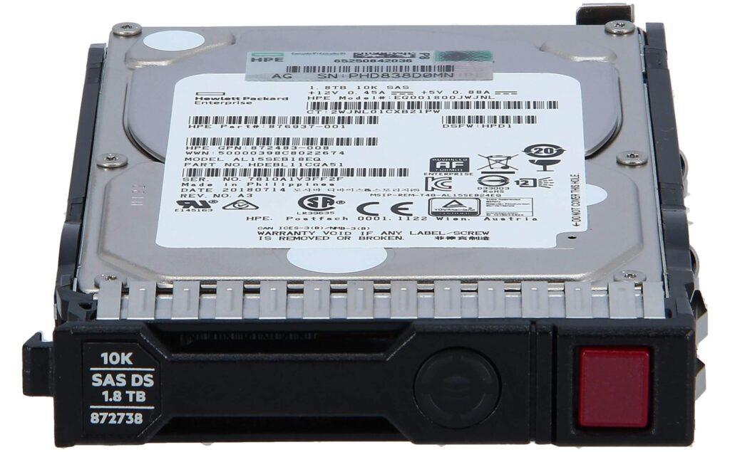 هارد سرور اچ پی ای مدل ۱.۸TB SAS 12G 10K SFF 2.5in