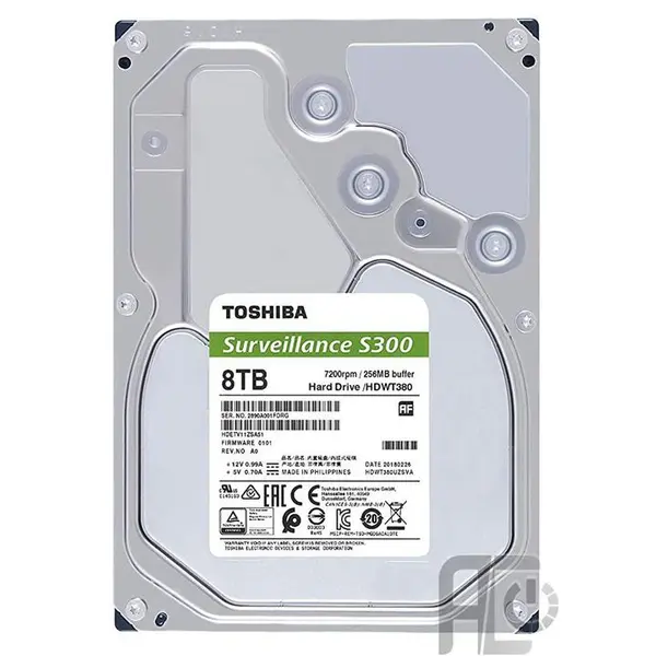 هارد دیسک توشیبا مدل Toshiba Surveillance S300 8TB Hard: Toshiba S300 8TB