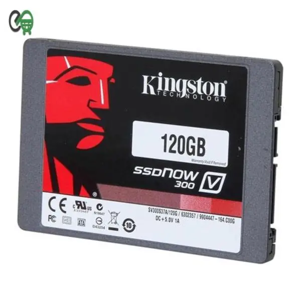 هارد اس اس دی 120 گیگابایت ساتا تری 25 اینچ وی 300 اس وی300 اس 37 آ/ 120 گیگابایت کینگ استون KINGSTON 120GB SATA III 2.5 V300 SV300S37A/120G SSD