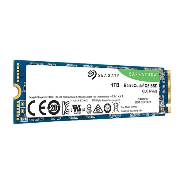 اس اس دی سیگیت 1 ترا بایت Seagate Barracuda Q5 1TB Internal SSD - M.2 NVMe PCIe Gen3 ×4 Seagate Barracuda Q5 M.2 2280 PCIe NVMe Gen 3x4 1TB SSD