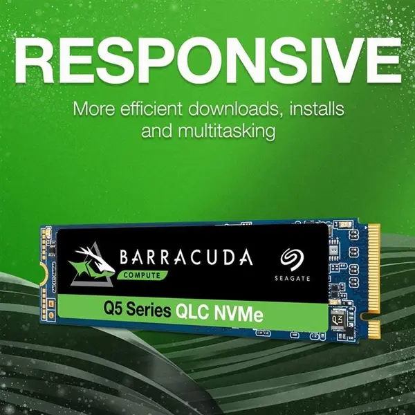 اس اس دی سیگیت 1 ترا بایت Seagate Barracuda Q5 1TB Internal SSD - M.2 NVMe PCIe Gen3 ×4 Seagate Barracuda Q5 M.2 2280 PCIe NVMe Gen 3x4 1TB SSD