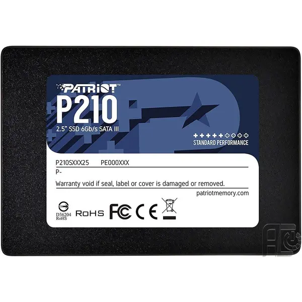 حافظه اس اس دی پاتریوت پی 210 ظرفیت 512 گیگابایت Patriot P210 512GB Internal SSD Drive