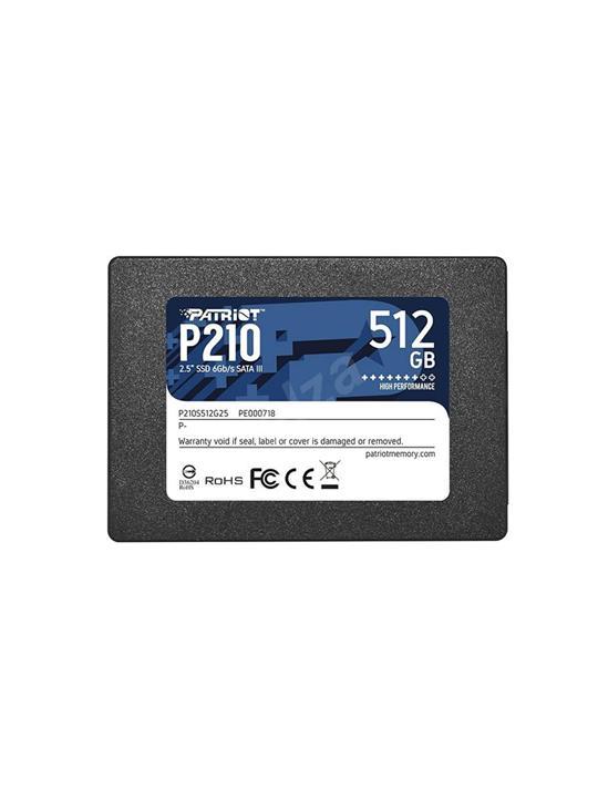 حافظه اس اس دی پاتریوت پی 210 ظرفیت 512 گیگابایت Patriot P210 512GB Internal SSD Drive