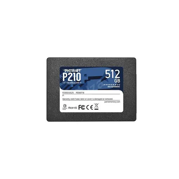 حافظه اس اس دی پاتریوت پی 210 ظرفیت 512 گیگابایت Patriot P210 512GB Internal SSD Drive