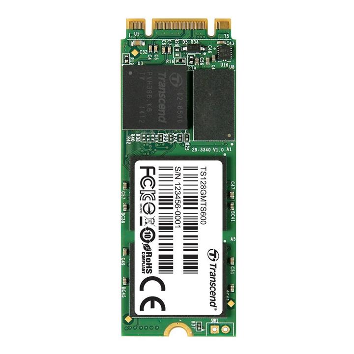 حافظه پرسرعت ام 2 ترنسند ام تی اس 600 با ظرفیت 128 گیگابایت Transcend SATA III M.2 SSD MTS600 128GB