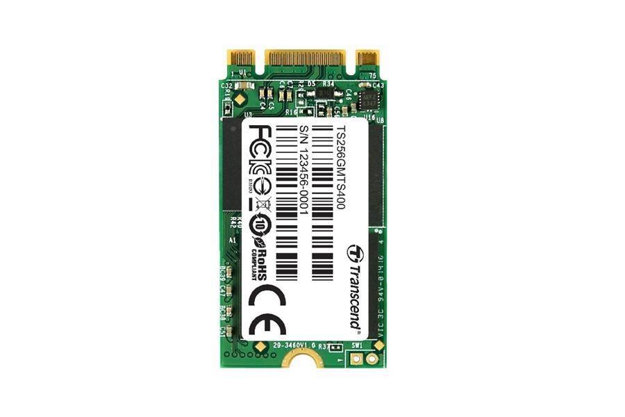 حافظه پرسرعت ترنسند ام تی اس 400 با ظرفیت 256 گیگابایت Transcend M.2 MTS400 2242 SATA 6Gb/s SSD 256GB