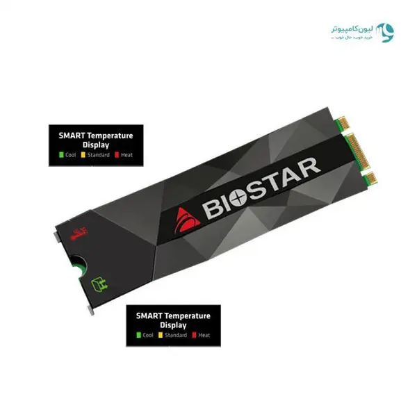 حافظه اس اس دی بایوستار مدل ام 500 با ظرفیت 512 گیگابایت Biostar M500 512GB PCIe Gen3x2 M.2 2280 Internal SSD Drive