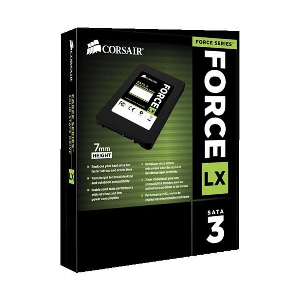 حافظه اس اس دی کورسیر سری فورس ال ایکس با ظرفیت 512 گیگابایت Corsair Force Series LX 512GB Internal SSD Drive