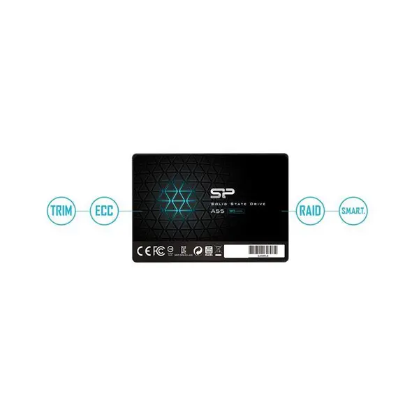 حافظه اس اس دی سیلیکون پاور مدل ای 55 با ظرفیت 512 گیگابایت Silicon Power Ace A55 512GB Internal 3D NAND SSD Drive