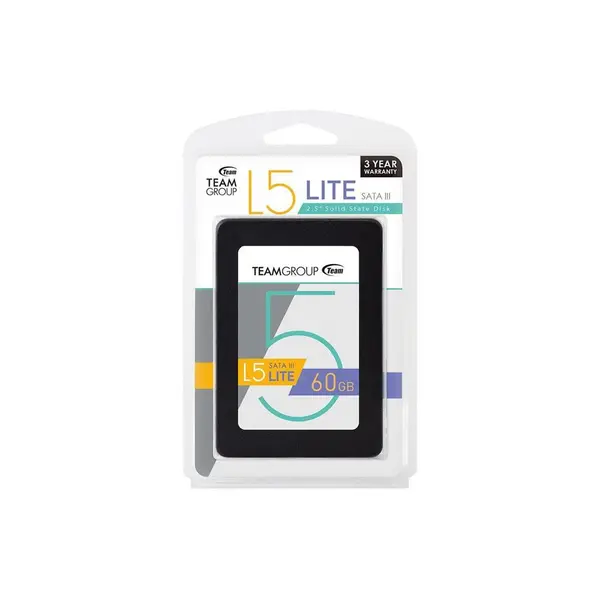 حافظه اس اس دی تیم گروپ مدل ال 5 لایت با ظرفیت 60 گیگابایت Team Group L5 LITE 60GB Internal SSD Drive
