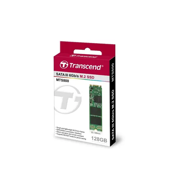 حافظه پرسرعت ترنسند ام تی اس 800 با ظرفیت 128 گیگابایت Transcend M.2 MTS800 2280 SATA 6Gb/s SSD 128GB