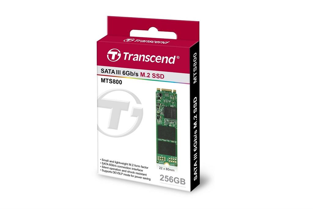 حافظه پرسرعت ترنسند ام تی اس 800 با ظرفیت 256 گیگابایت Transcend M.2 MTS800 2280 SATA 6Gb/s SSD 256GB