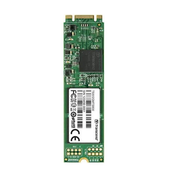 حافظه پرسرعت ترنسند ام تی اس 800 با ظرفیت 512 گیگابایت Transcend M.2 MTS800 2280 SATA 6Gb/s SSD 512GB