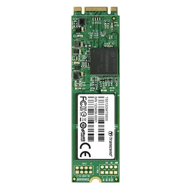 حافظه پرسرعت ترنسند ام تی اس 800 با ظرفیت 512 گیگابایت Transcend M.2 MTS800 2280 SATA 6Gb/s SSD 512GB