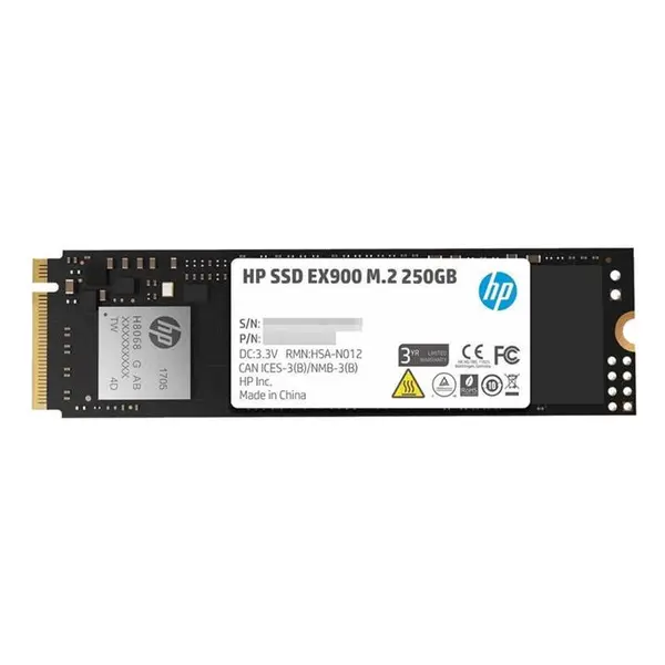 اس اس دی اینترنال اچ پی مدل 900 EX ظرفیت 250 گیگابایت HP EX 900 Internal M.2 NVMe SSD Drive - 250GB