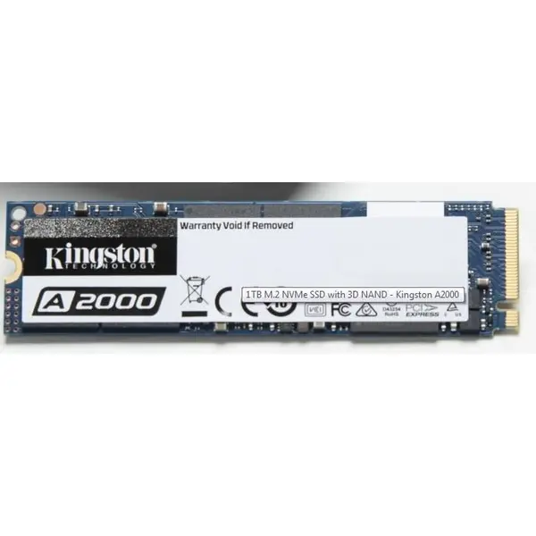 اس اس دی اینترنال کینگستون مدل A2000 NVMe PCIe M.2 ظرفیت 1 ترابایت SSD KINGSTON A2000 NVMe PCIe Gen 3.0x4 M.2 2280 1TB Internal