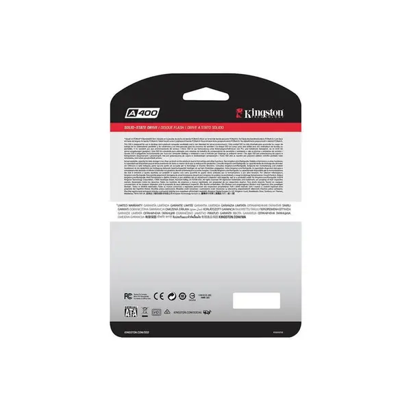 اس اس دی اینترنال کینگستون مدل A400 ظرفیت 120 گیگابایت Kingston A400 Internal SSD Drive 120GB
