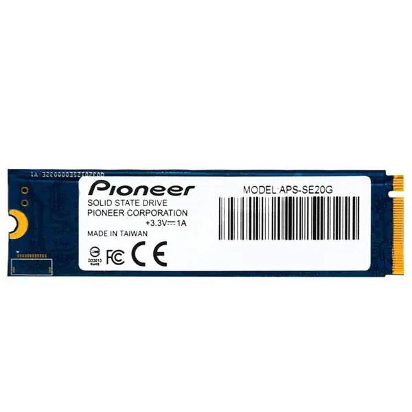 اس اس دی اینترنال پایونیر مدل APS-SE20G با ظرفیت 1 ترابایت Pioneer APS-SE20G 1TB M.2 PCIe Gen3x4 SSD Drive