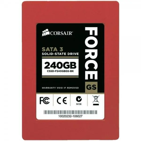 اس اس دی کورسیر Corsair SSD FORCE GS 240GB Corsair Force GS Series 240GB SSD - 4