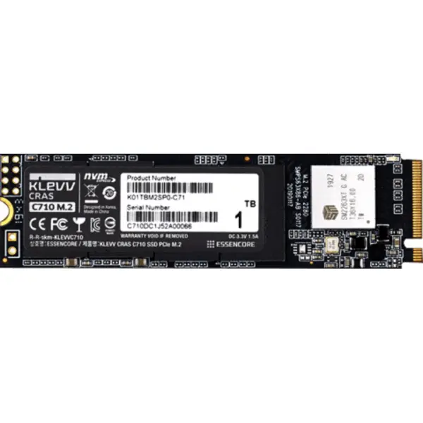 اس اس دی کلو CRAS C710 M.2 2280 NVMe 512GB Klevv CRAS C710 M.2 2280 512GB Internal SSD Drive