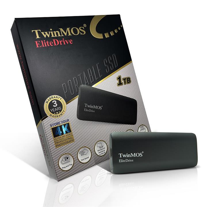 اس اس دی اکسترنال تویین موس مدل EliteDrive ظرفیت 1 ترابایت Twinmos EliteDrive USB 3.2/Type-C 1TB Portable External SSD