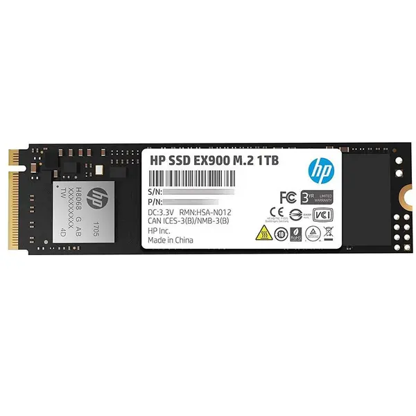 اس اس دی اینترنال اچ پی مدل EX900 M.2 2280 ظرفیت 1 ترابایت EX900 M.2 2280 1TB 3D TLC NAND SSD
