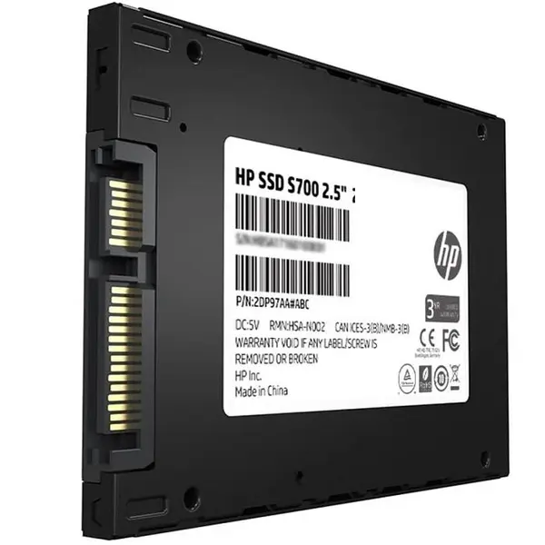 HP SSD S700 2.5 " 500GB SATA III 3D NAND درایو جامد داخلی HP SSD S700 2.5 500GB SATA III 3D NAND Internal Solid State Drive