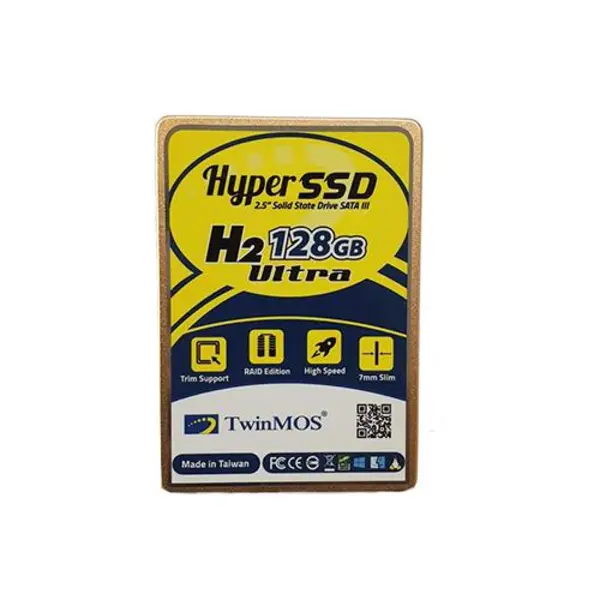 حافظه اس اس دی تویین موس مدل Hyper H2 Ultra ظرفیت 128 گیگابایت TwinMos H2 Ultra 128GB SATA3 Internal SSD
