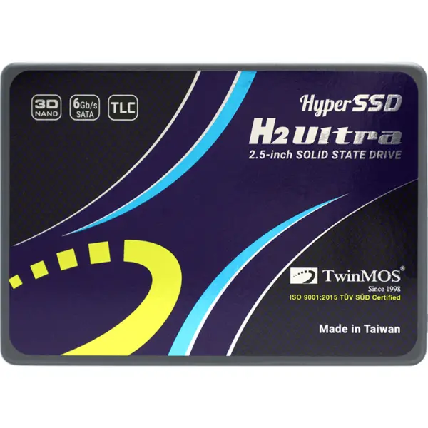 حافظه اس اس دی تویین موس مدل Hyper H2 Ultra ظرفیت 128 گیگابایت TwinMos H2 Ultra 128GB SATA3 Internal SSD