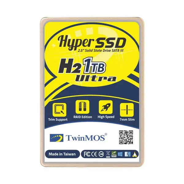 حافظه اس اس دی تویین موس مدل Hyper H2 Ultra ظرفیت 1 ترابایت twinmos H2 Ultra 1T SATA3 Internal SSD