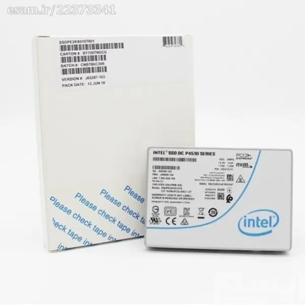 اس اس دی اینتل INTEL NVME U2 DC-P4510 1TB SSDPE2KX010T801