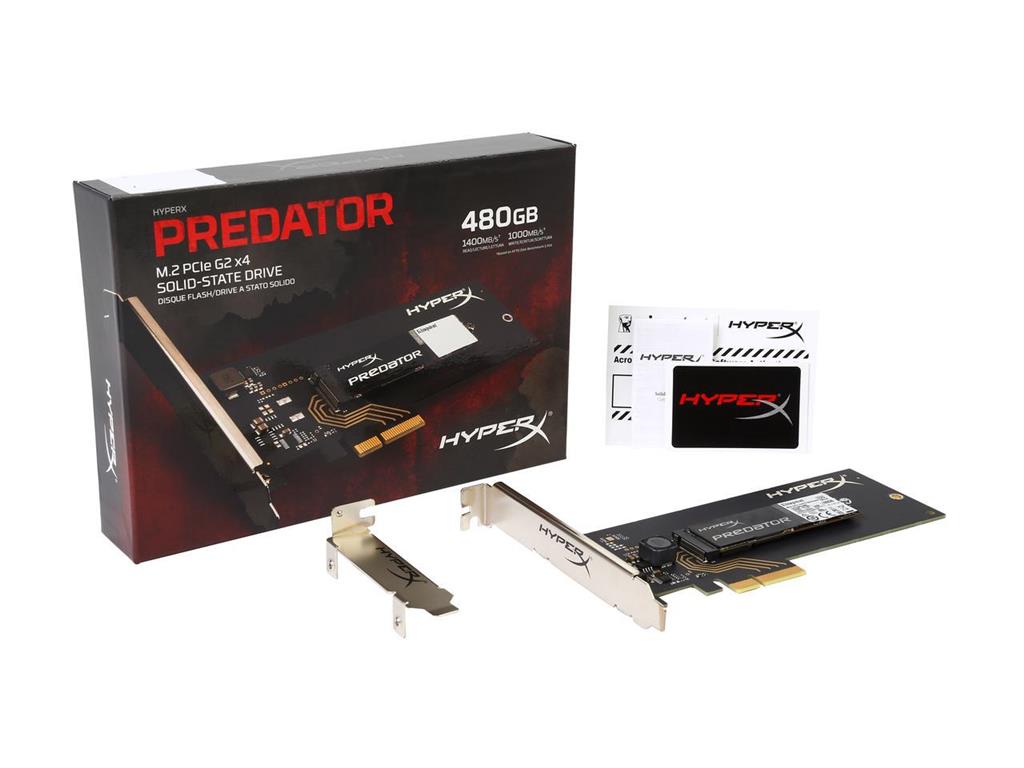 Kingston HyperX Predator HH-HL PCI-Express 2.0 x4 SSD - 480GB -