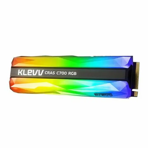 هارد اس اس دی klevv مدل C700 RGB با ظرفیت ۹۶۰ گیگابایت CRAS C700 RGB M.2 2280 PCIe Gen3x4 960GB Internal SSD