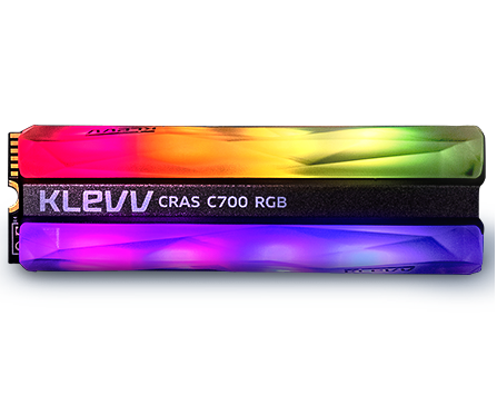 هارد اس اس دی klevv مدل C700 RGB با ظرفیت ۹۶۰ گیگابایت CRAS C700 RGB M.2 2280 PCIe Gen3x4 960GB Internal SSD