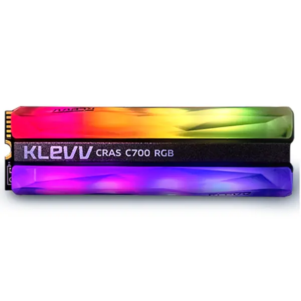 هارد اس اس دی klevv مدل C700 RGB با ظرفیت ۹۶۰ گیگابایت CRAS C700 RGB M.2 2280 PCIe Gen3x4 960GB Internal SSD