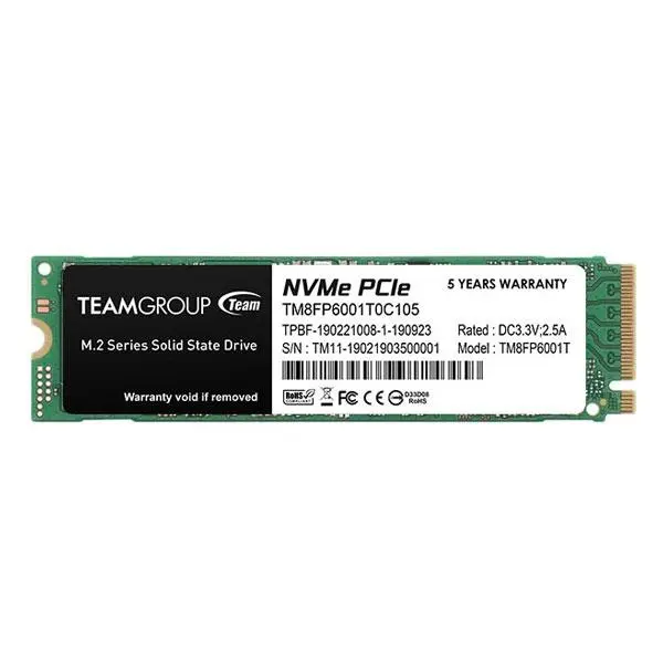 اس اس دی اینترنال M2 2280 تیم گروپ مدل MP33 ظرفیت 1 ترابایت Team Group MP33 NVME 1TB M.2 PCIe Internal SSD