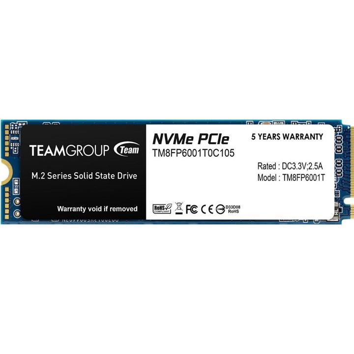 اس اس دی اینترنال M2 2280 تیم گروپ مدل MP33 ظرفیت 1 ترابایت  Team Group MP33 NVME 1TB M.2 PCIe Internal SSD