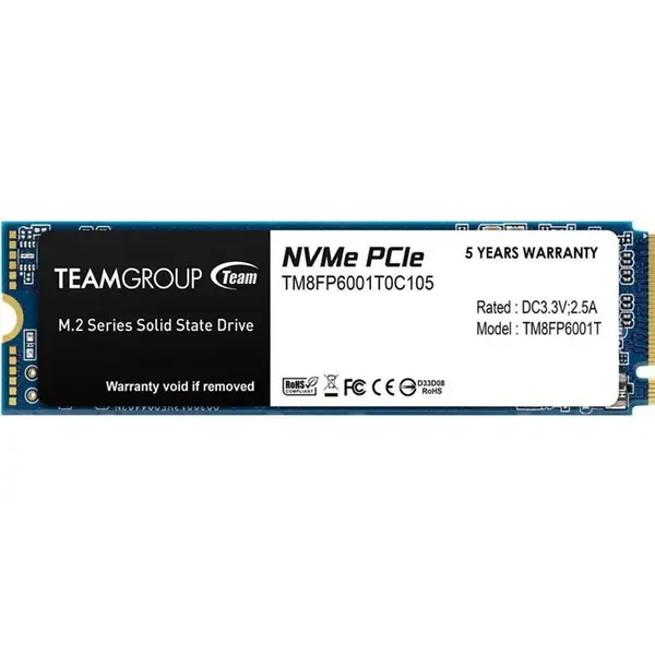 اس اس دی اینترنال M2 2280 تیم گروپ مدل MP33 ظرفیت 1 ترابایت Team Group MP33 NVME 1TB M.2 PCIe Internal SSD