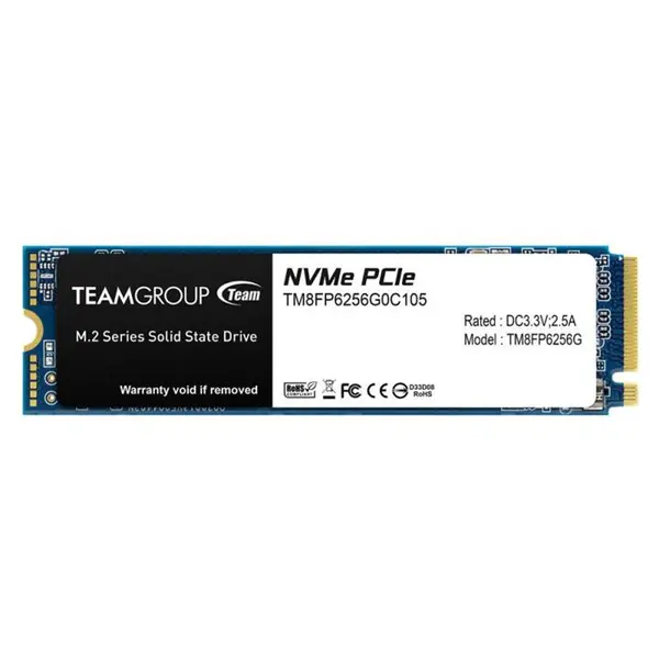 اس اس دی اینترنال تیم گروپ مدل M.2 MP33 ظرفیت 256 گیگابایت Team Group M.2 MP33 Internal SSD 256 GB