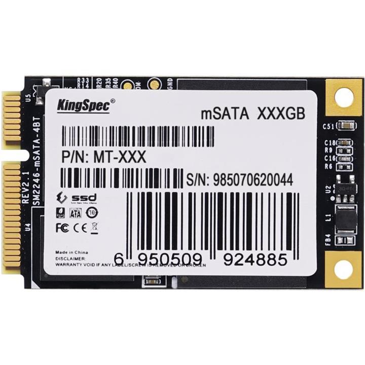 اس اس دی اینترنال mSATA کینگ اسپک مدل MT-XXX ظرفیت 512 گیگابایت KingSpec MT-XXX mSATA Internal SSD 512GB