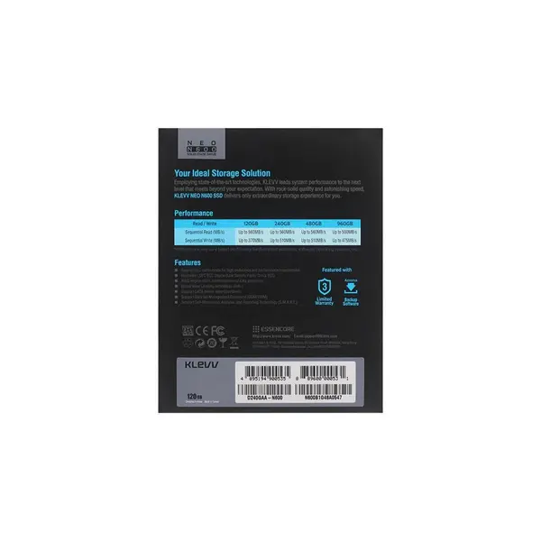 حافظه اس اس دی کلو مدلNEO N600 با ظرفیت 120 گیگابایت NEO N600 120GB Internal SSD Drive