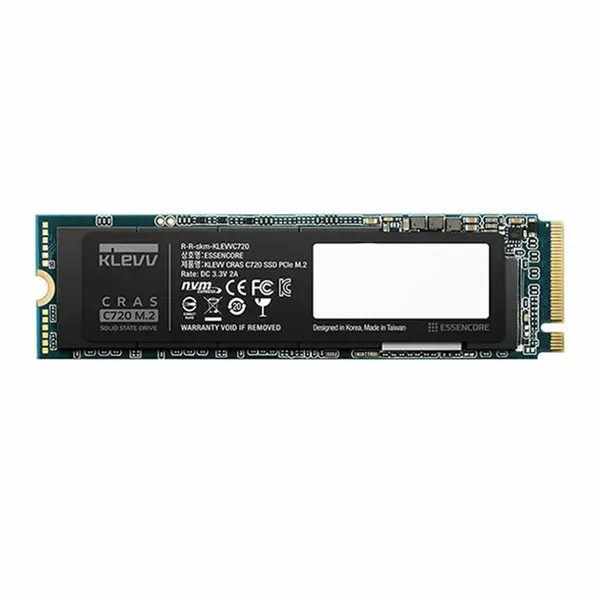 اس اس دی اینترنال NVMe M.2 2280 کلو سری C720 مدل K256GM2SP0 ظرفیت 256 گیگابایت SSD Klevv M.2 256GB C720
