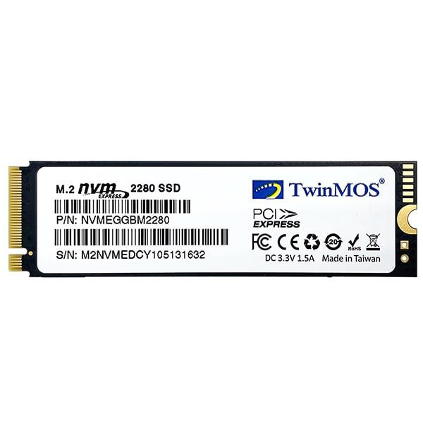 اس اس دی توین موس مدل NVMe M.2 2280 ظرفیت 256 گیگابایت TwinMOS NVMe M.2 2280 SSD 256GB