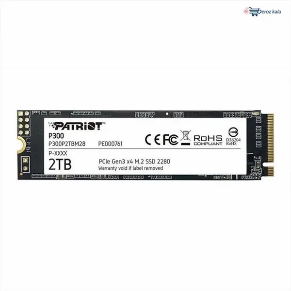 اس اس دی پاتریوت P300 SOLID STATE DRIVE M.2 2280 NVMe PCIe 2TB -
