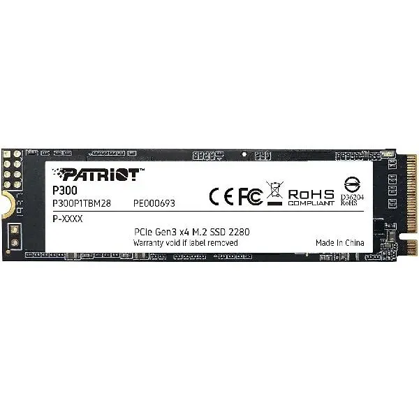 اس اس دی پاتریوت P300 SOLID STATE DRIVE M.2 2280 NVMe PCIe 2TB -