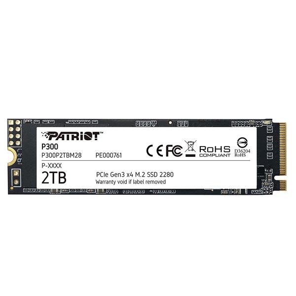 اس اس دی پاتریوت P300 SOLID STATE DRIVE M.2 2280 NVMe PCIe 2TB -