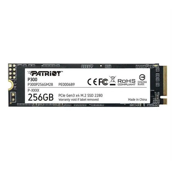 هارد اس اس دی پاتریوت مدل Patriot P300 M.2 256GB Patriot P300 M.2 PCIe Gen 3 x4 256GB Solid State Drive