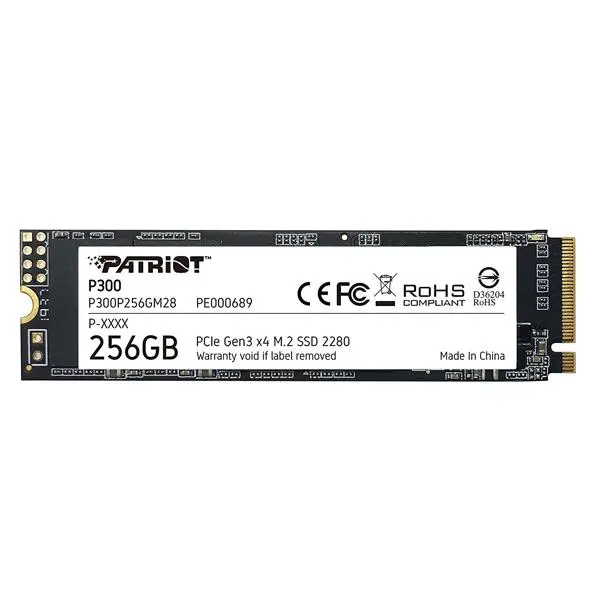 هارد اس اس دی پاتریوت مدل Patriot P300 M.2 256GB Patriot P300 M.2 PCIe Gen 3 x4 256GB Solid State Drive